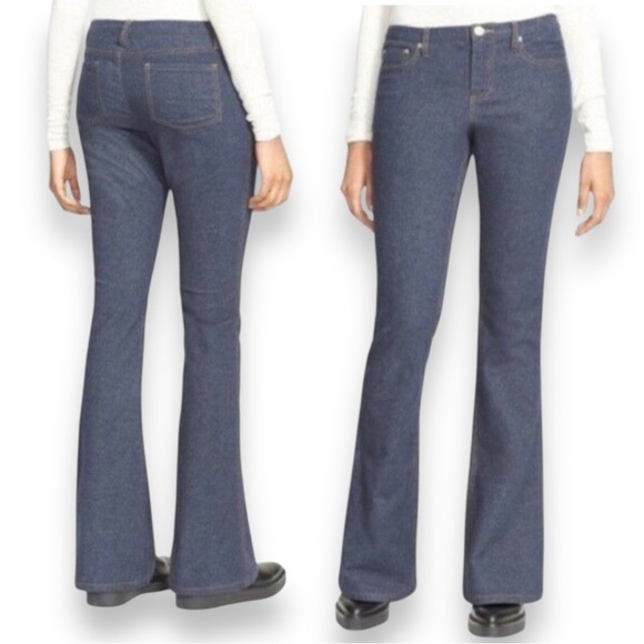 NEW ATM Jeans Flare Bootcut Brushed Denim Low Rise Size 8 Anthony Thomas Melillo - Picture 1 of 11